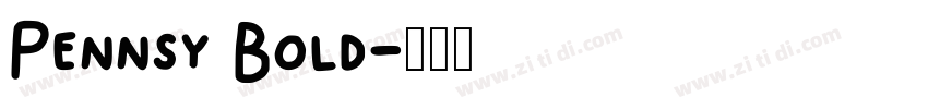 Pennsy Bold字体转换